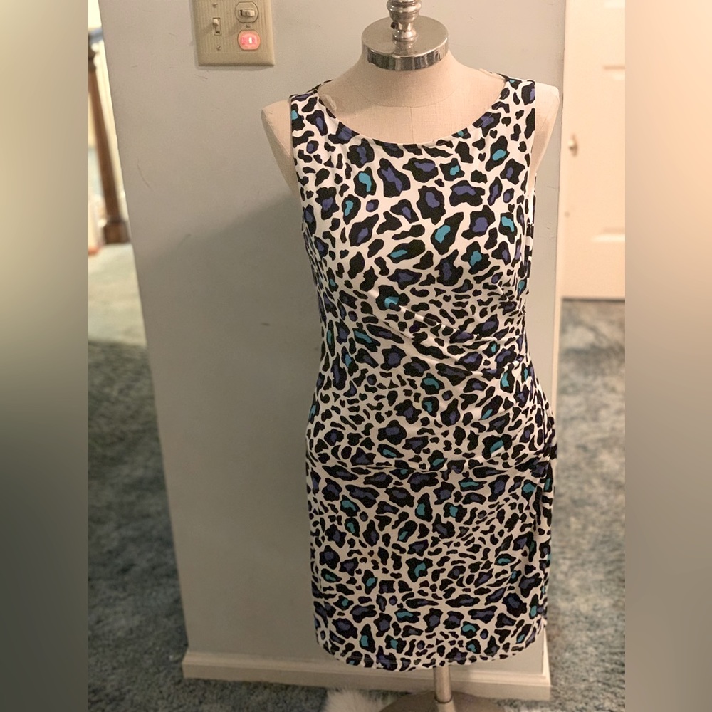 Animal print dress
